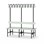 Novis Elite dobbel sittebenk 150 cm svart stativ
