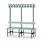 Novis Elite dobbel sittebenk 150 cm svart stativ