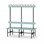 Novis Elite dobbel sittebenk 150 cm svart stativ