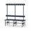 Novis Elite dobbel sittebenk 150 cm svart stativ