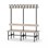 Novis Elite dobbel sittebenk 150 cm svart stativ
