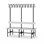 Novis Elite dobbel sittebenk 150 cm svart stativ