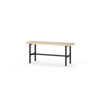 Novis Basic sittebenk 100 cm svart stativ
