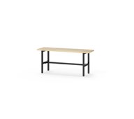 Novis Basic sittebenk 100 cm svart stativ