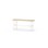 Novis Basic sittebenk 100 cm hvitt stativ