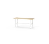 Novis Basic sittebenk 100 cm hvitt stativ