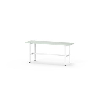 Novis Elite sittebenk 100 cm hvitt stativ
