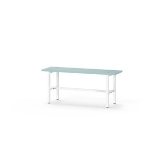 Novis Elite sittebenk 100 cm hvitt stativ