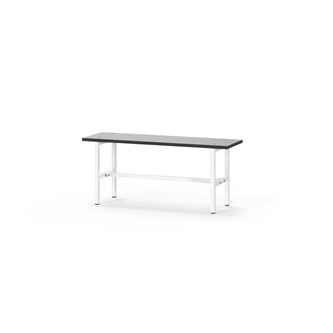 Novis Compact sittebenk 100 cm hvitt stativ
