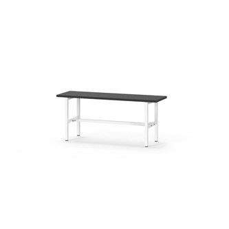 Novis Compact sittebenk 100 cm hvitt stativ