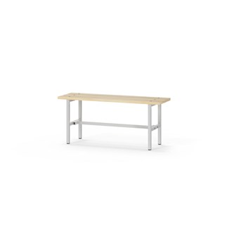 Novis Basic sittebenk 100 cm lysegrått stativ