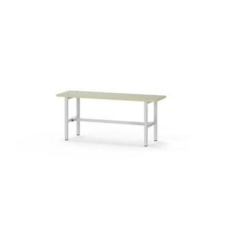 Novis Elite sittebenk 100 cm lysegrått stativ