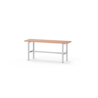 Novis Elite sittebenk 100 cm lysegrått stativ