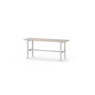 Novis Elite sittebenk 100 cm lysegrått stativ