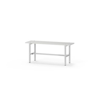 Novis Elite sittebenk 100 cm lysegrått stativ