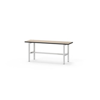 Novis Compact sittebenk 100 cm lysegrått stativ