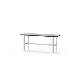 Novis Compact sittebenk 100 cm lysegrått stativ