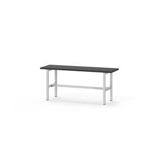 Novis Compact sittebenk 100 cm lysegrått stativ