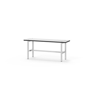 Novis Compact sittebenk 100 cm lysegrått stativ
