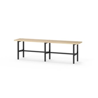 Novis Basic sittebenk 150 cm svart stativ