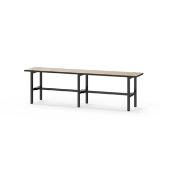 Novis Compact sittebenk 150 cm svart stativ