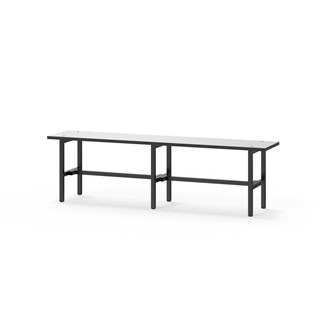 Novis Compact sittebenk 150 cm svart stativ