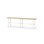Novis Basic sittebenk 150 cm hvitt stativ