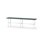 Novis Elite sittebenk 150 cm hvitt stativ