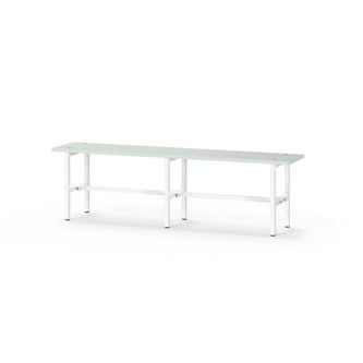 Novis Elite sittebenk 150 cm hvitt stativ