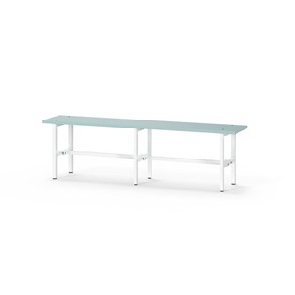 Novis Elite sittebenk 150 cm hvitt stativ
