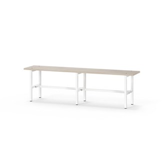 Novis Elite sittebenk 150 cm hvitt stativ