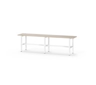 Novis Elite sittebenk 150 cm hvitt stativ