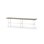 Novis Compact sittebenk 150 cm hvitt stativ