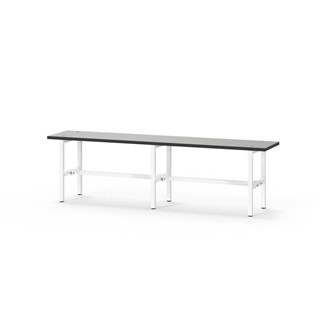 Novis Compact sittebenk 150 cm hvitt stativ