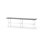 Novis Compact sittebenk 150 cm hvitt stativ