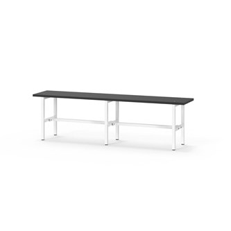 Novis Compact sittebenk 150 cm hvitt stativ