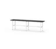Novis Compact sittebenk 150 cm hvitt stativ