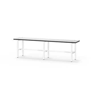 Novis Compact sittebenk 150 cm hvitt stativ