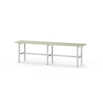 Novis Elite sittebenk 150 cm lysegrått stativ