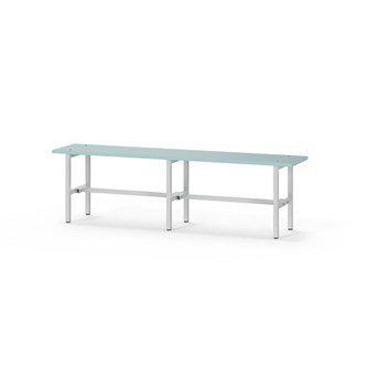 Novis Elite sittebenk 150 cm lysegrått stativ