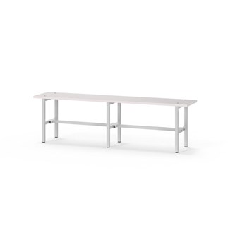 Novis Elite sittebenk 150 cm lysegrått stativ