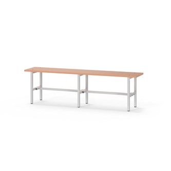 Novis Elite sittebenk 150 cm lysegrått stativ