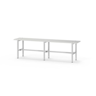 Novis Elite sittebenk 150 cm lysegrått stativ