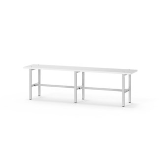 Novis Elite sittebenk 150 cm lysegrått stativ