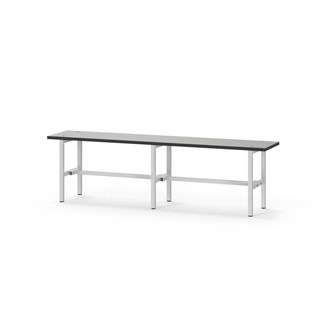 Novis Compact sittebenk 150 cm lysegrått stativ