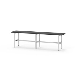 Novis Compact sittebenk 150 cm lysegrått stativ