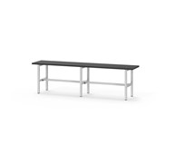 Novis Compact sittebenk 150 cm lysegrått stativ