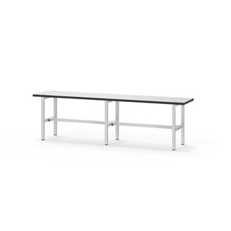 Novis Compact sittebenk 150 cm lysegrått stativ