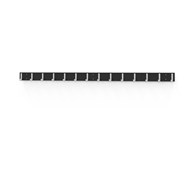 Novis Compact knagglist med 14 knagger 200 cm