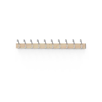 Novis Compact knagglist med 10 knagger 150 cm